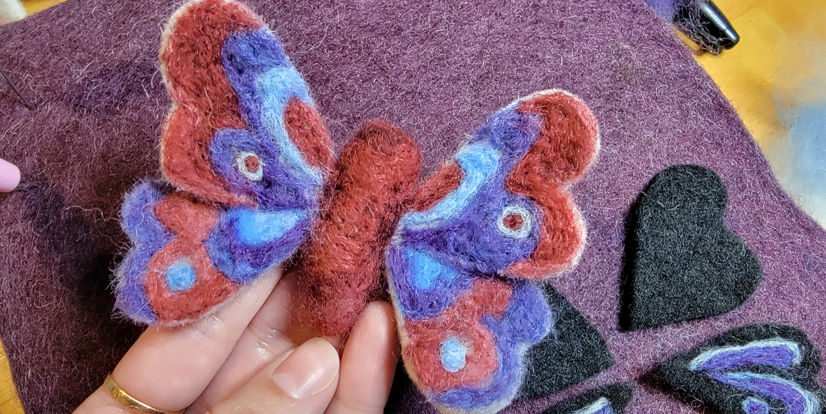 Needle Felted Butterflies