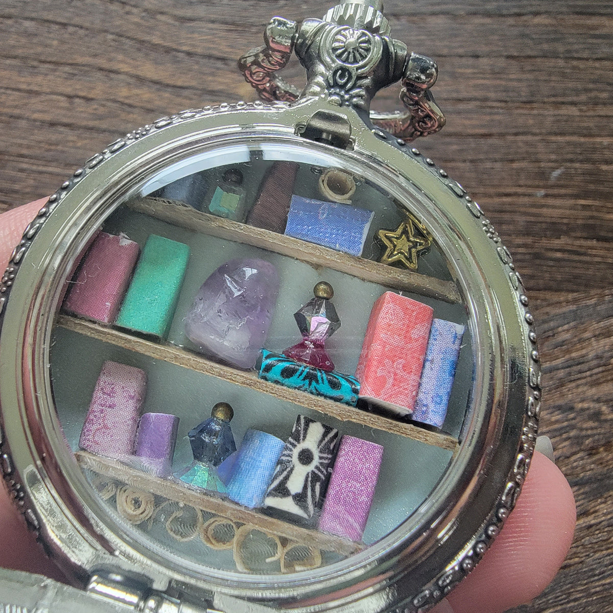Silver Amethyst Potion Library