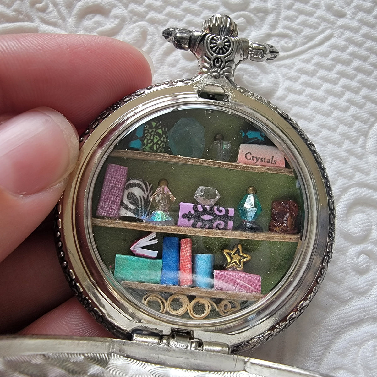Crystal Potion Library Silver