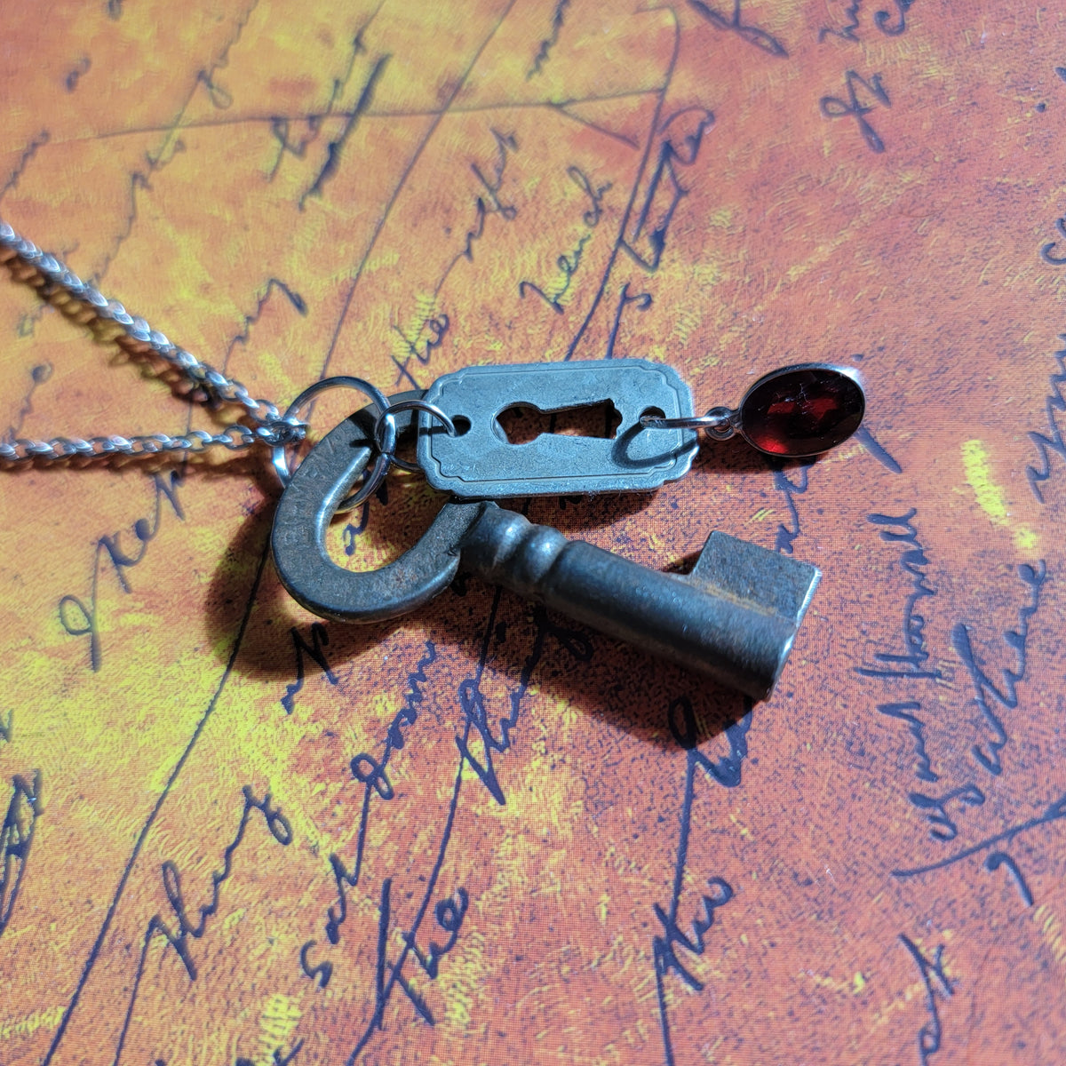Key Trinket Keyhole Necklace