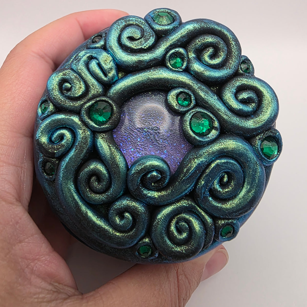 Small Fairy Green Trinket Box