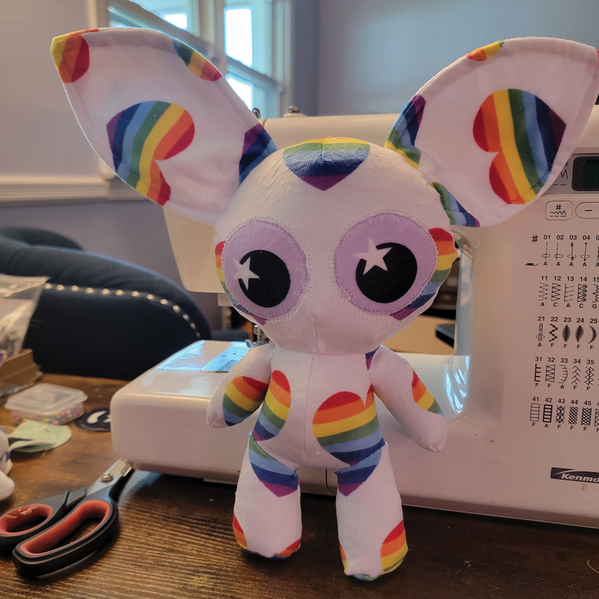 Rainbow Heart Gremlin