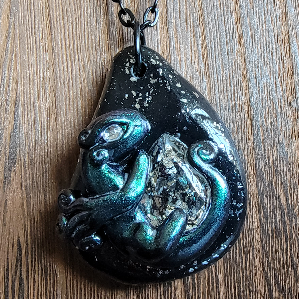 Green Mica Treasure Dragon