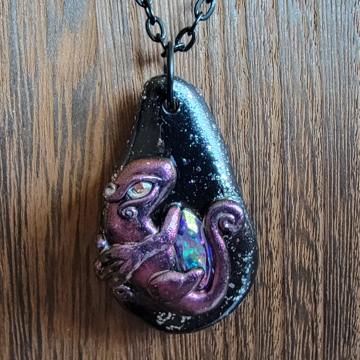 Pink-Purple Navette Treasure Dragon