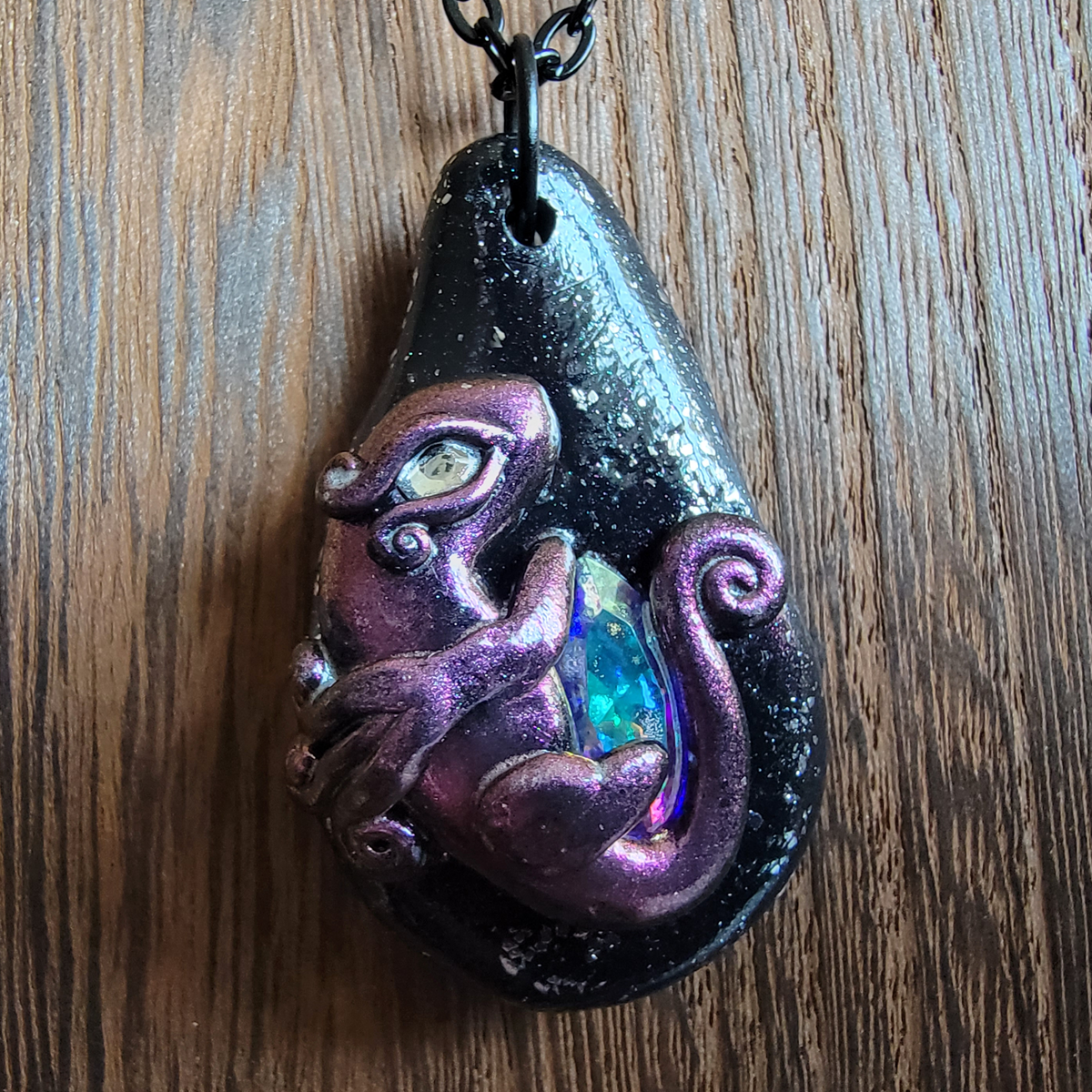 Pink-Purple Navette Treasure Dragon