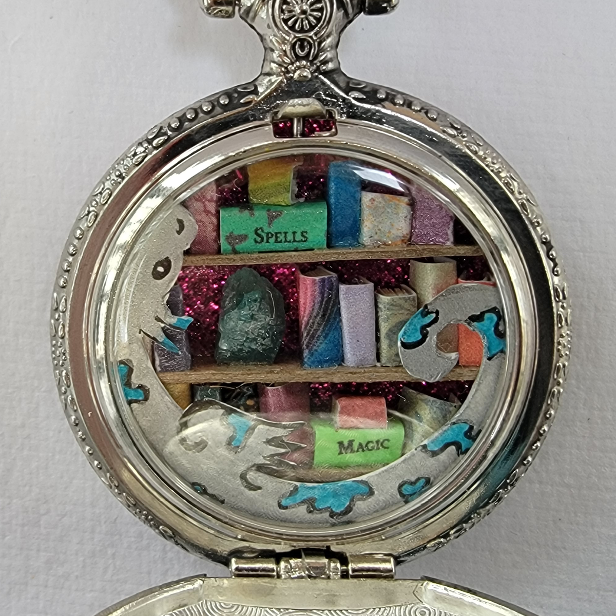 Silver Paint Dragon Library