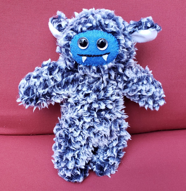 Stubborn Blue Cozy Monster