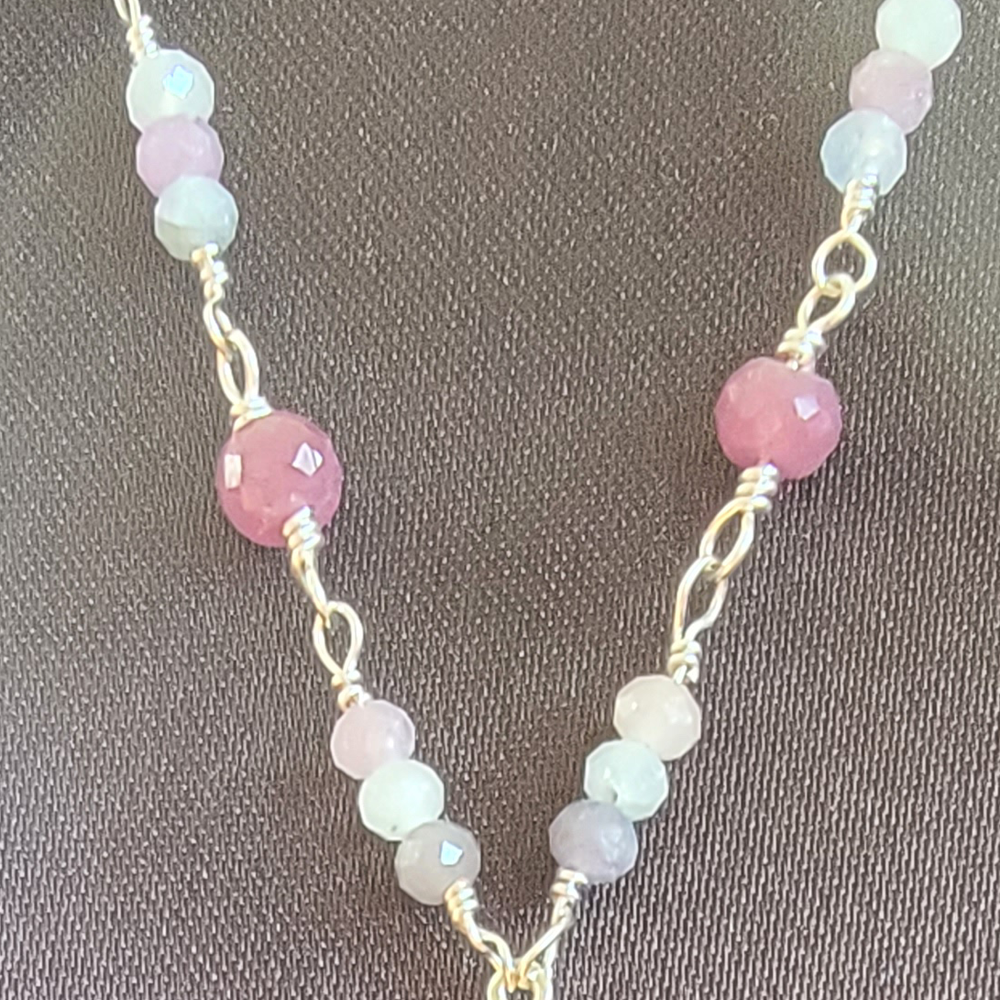 Sapphire and Star Sword Necklace
