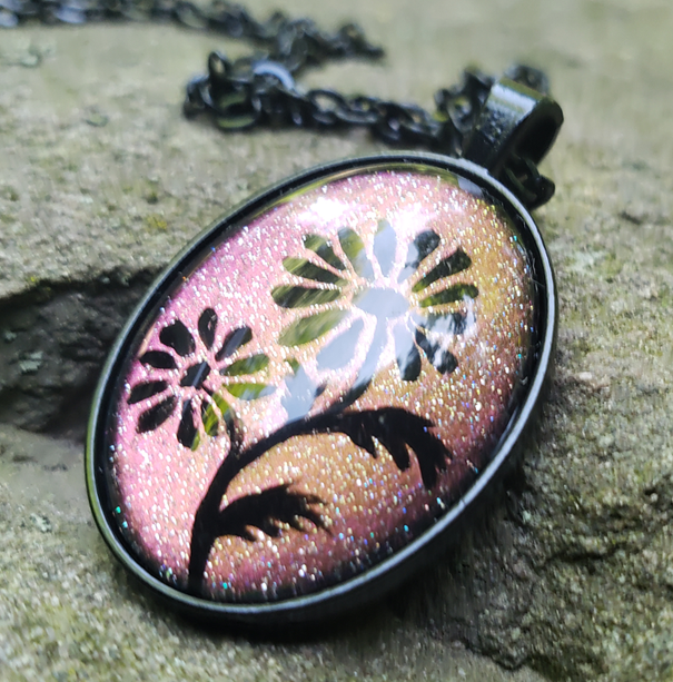 Hand Painted Flowers (Pink)