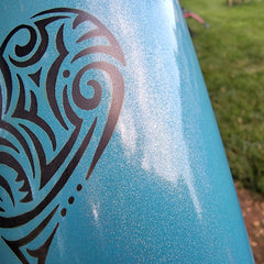 Swirl Design Shimmer Tumbler