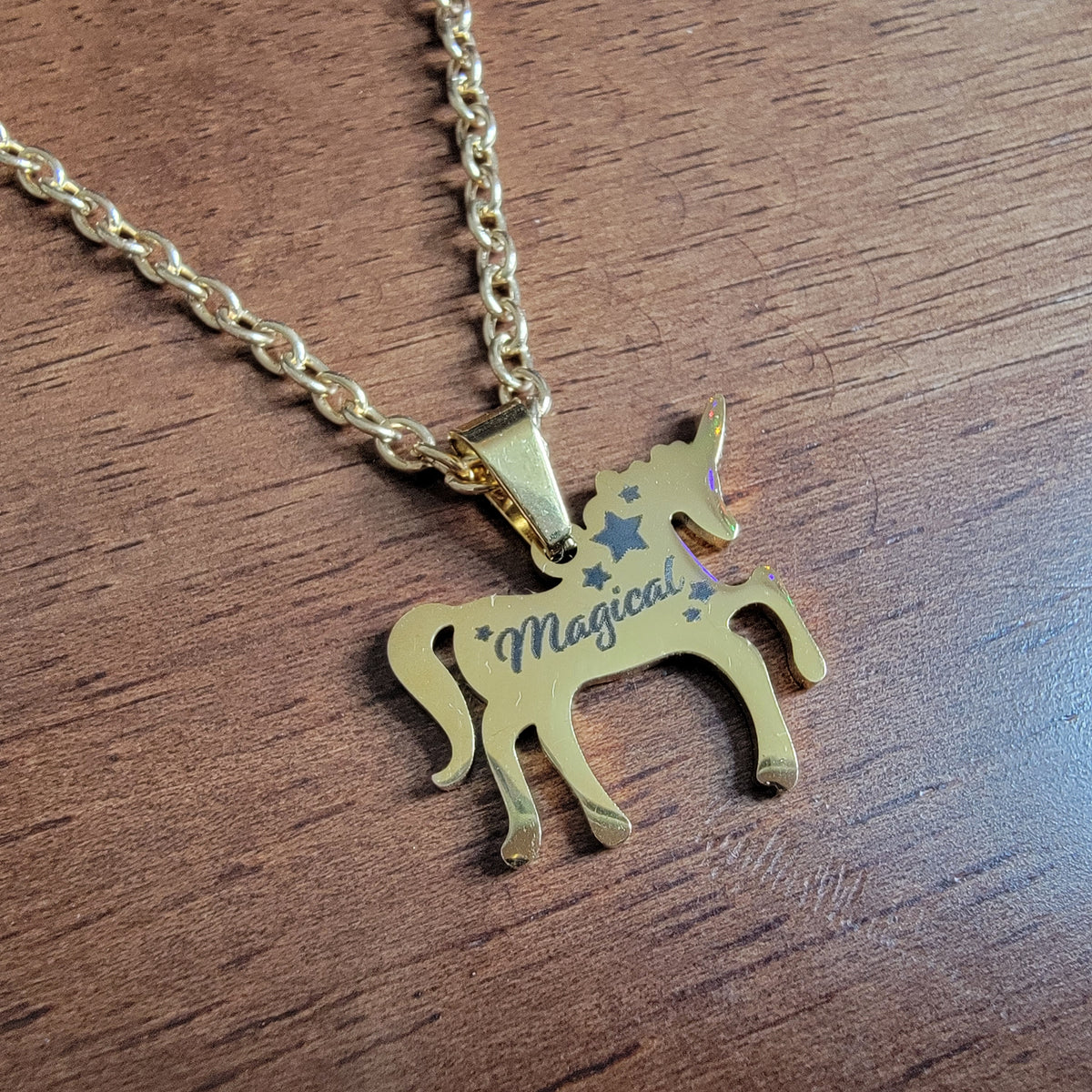 Magical Stabby Reversible Unicorn Necklace