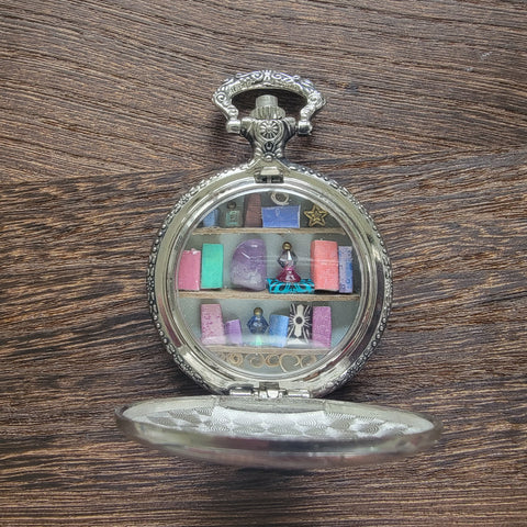 Silver Amethyst Potion Library