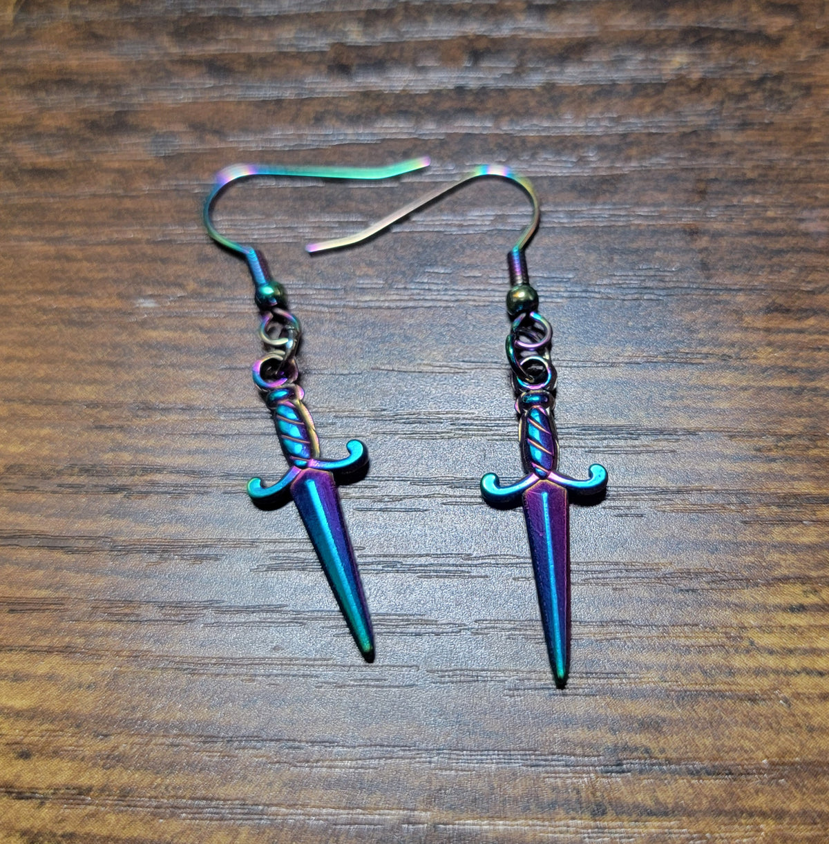 Rainbow Dagger Earrings