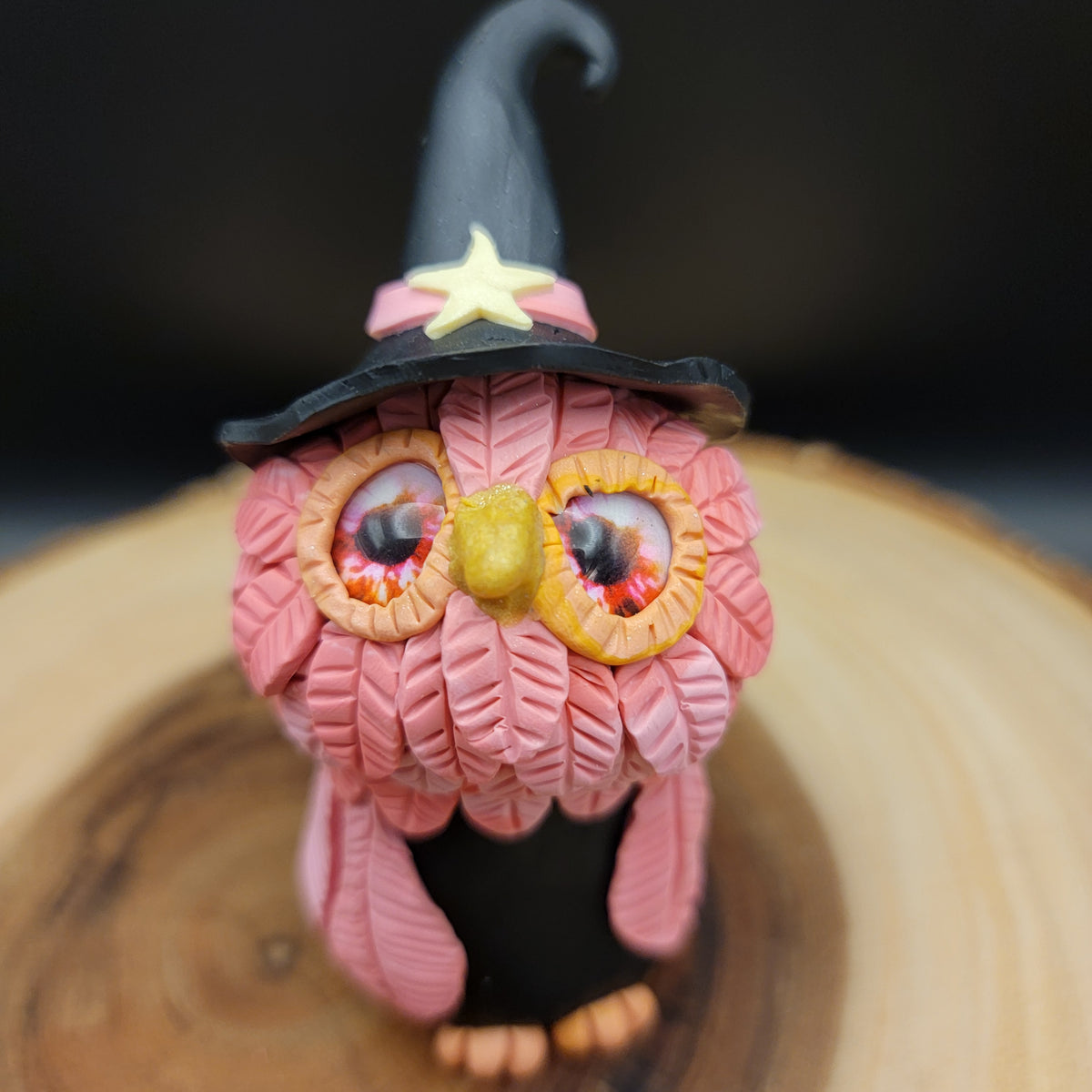 Witchy Owl Pink & Black