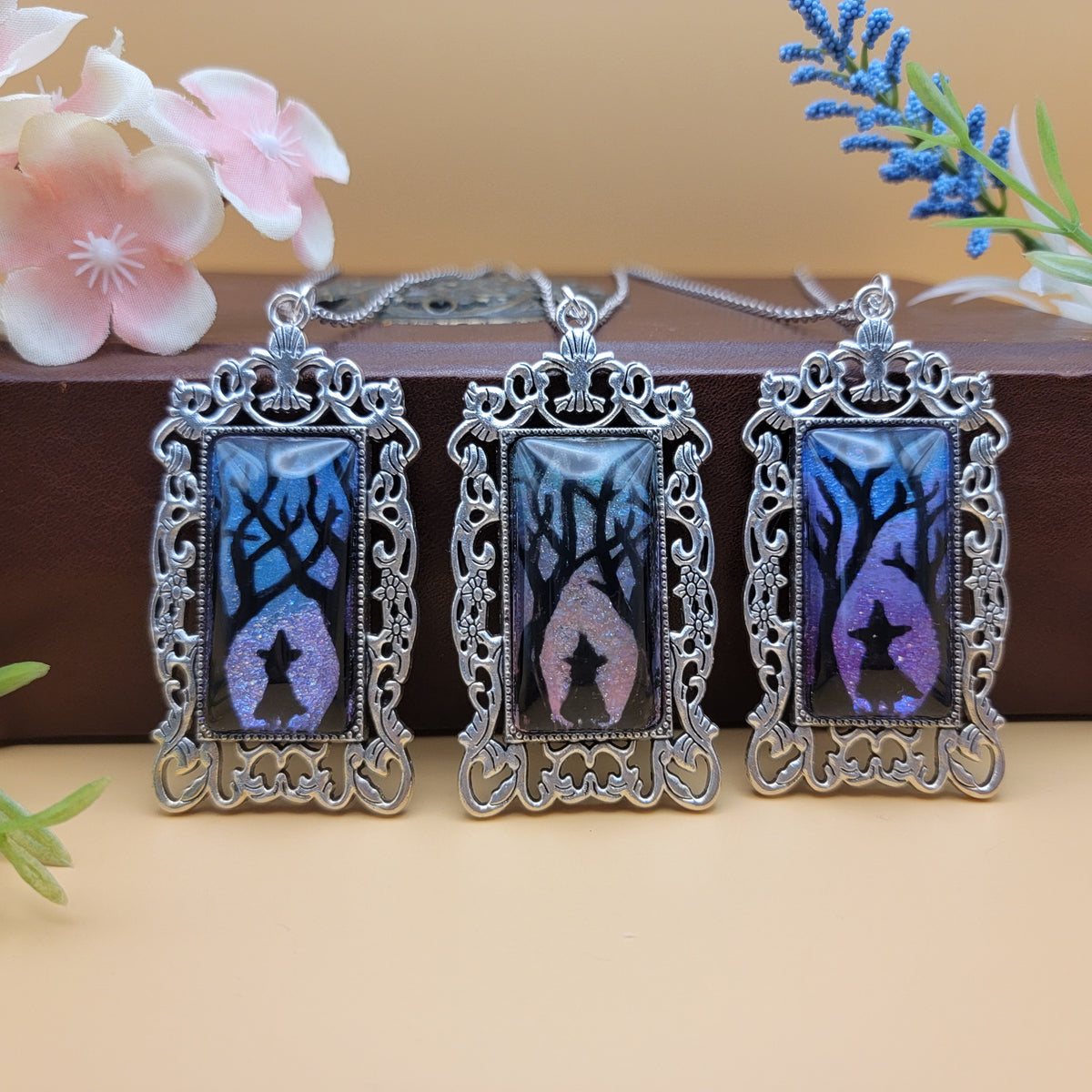 Witch in the Woods Pendants - Silver