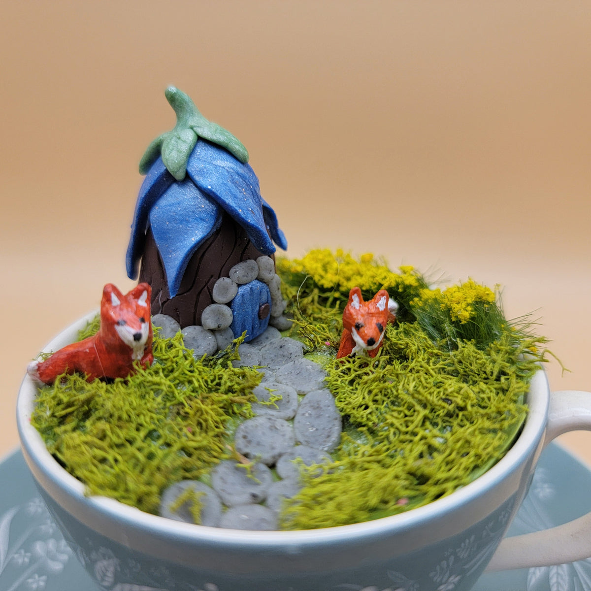 Fox Garden Demitasse Teacup World