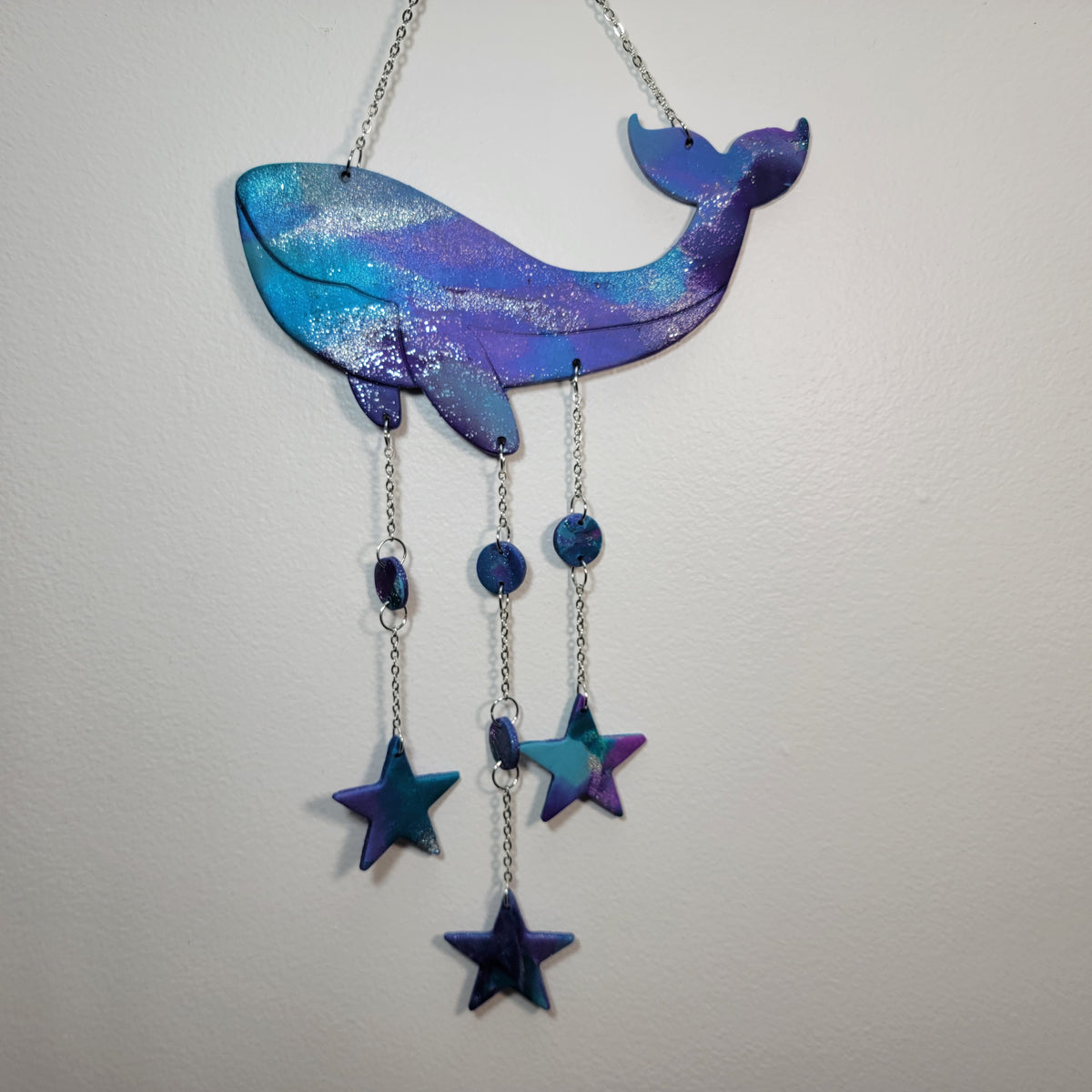 Whale Wall Hanging (Turquoise Nose)