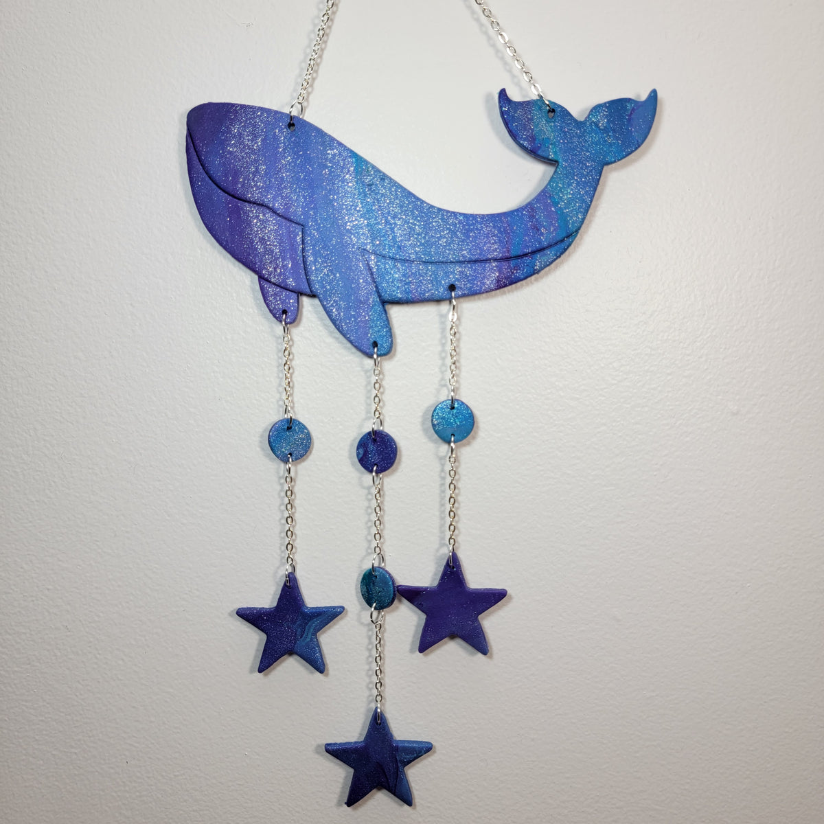 Whale Wall Hanging (Purple Nose)