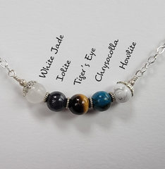 WITCH Acrostic Necklace (Tiger's Eye)