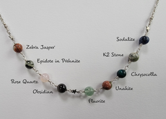 ZERO FUCKS Acrostic Necklace