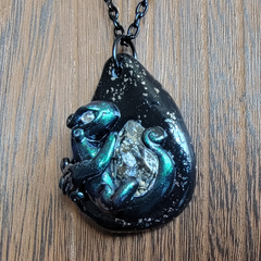 Green Mica Treasure Dragon