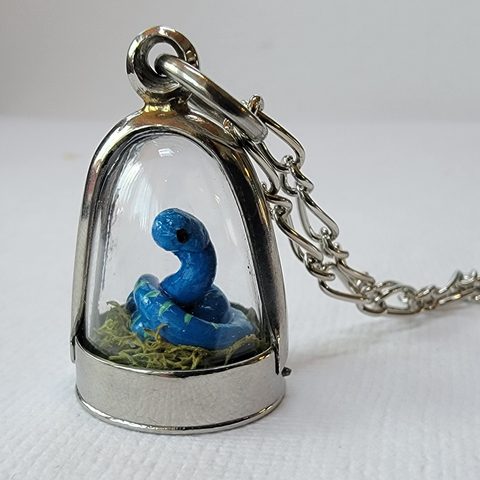 Miniature Snake Dome Pendant