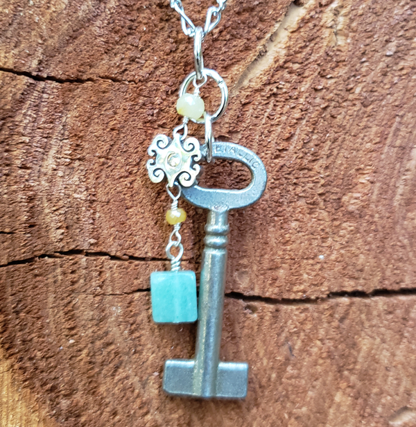 Key Charm Necklace