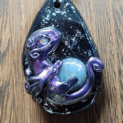 Purple Labradorite Treasure Dragon