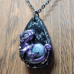 Purple Labradorite Treasure Dragon