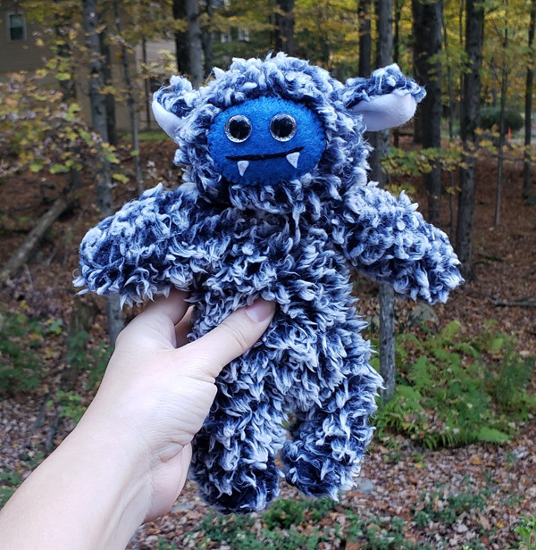 Stubborn Blue Cozy Monster