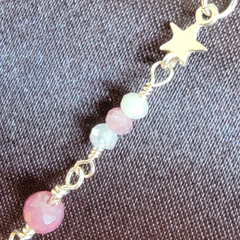 Sapphire and Star Sword Necklace