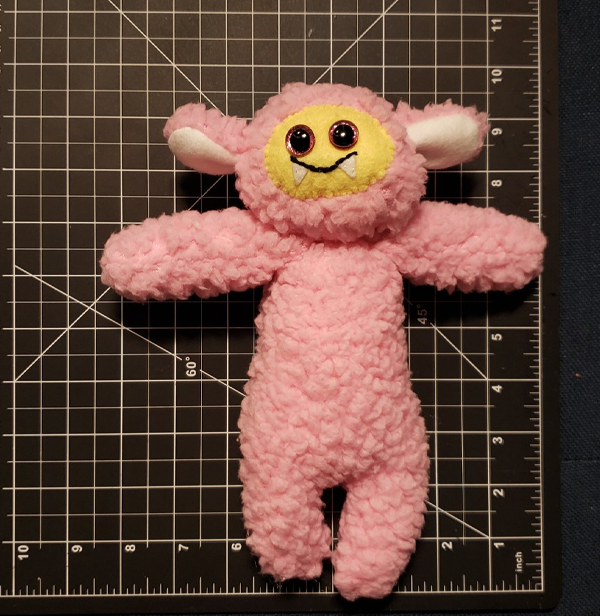 Cotton Candy Cozy Monster