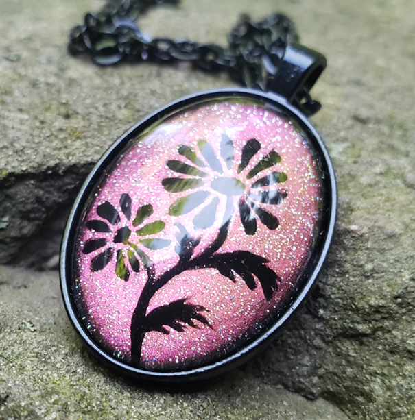 Hand Painted Flowers (Pink)