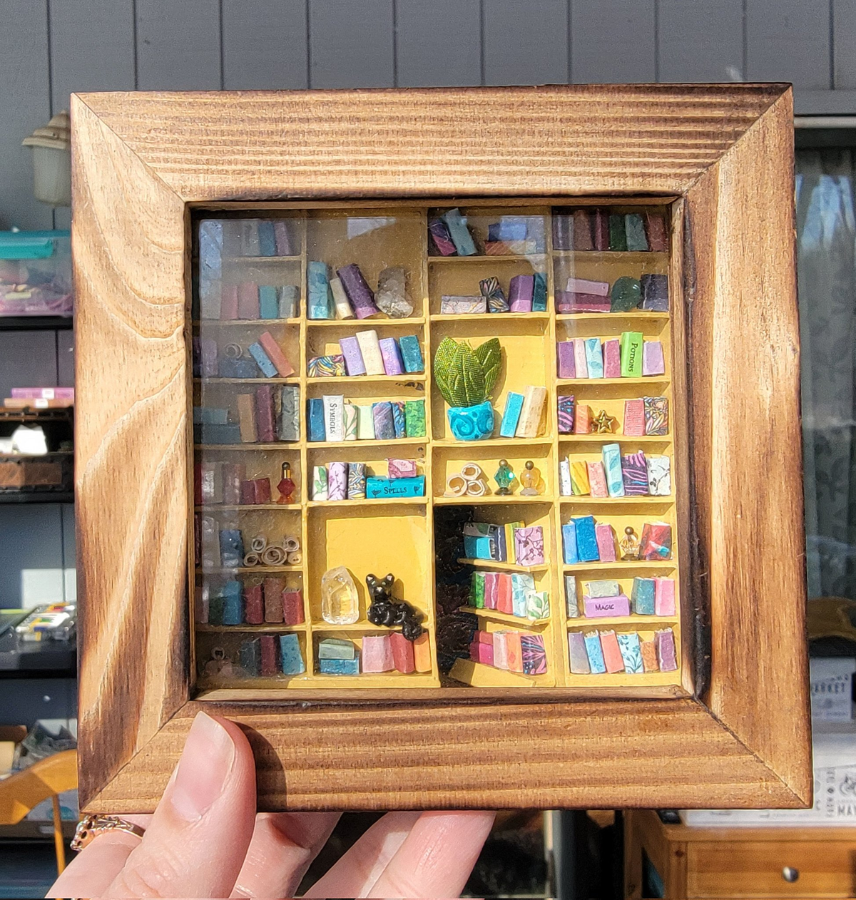 Shadowbox Library Miniature